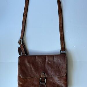 Stylish Brown Leather Crossbody Bag